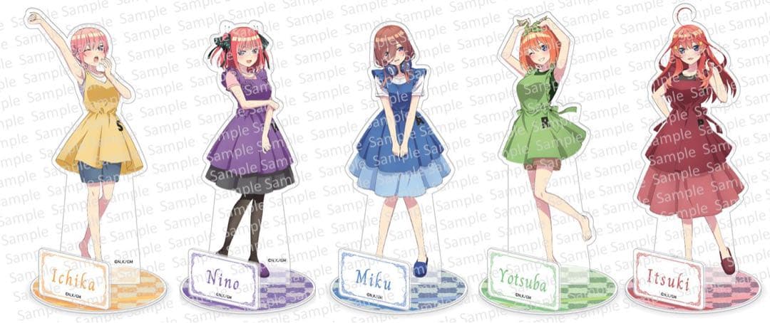 五等分の花嫁　シャープ　コラボ　アクスタ　二乃