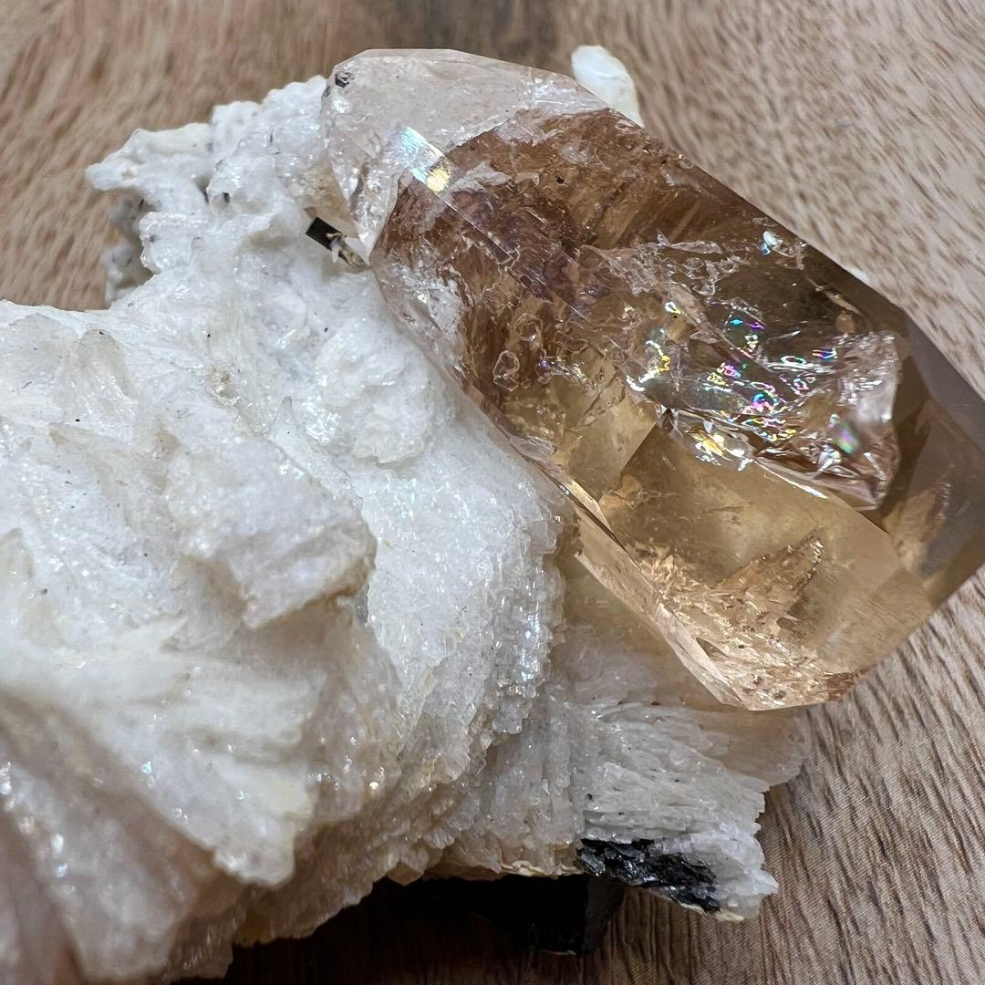 シェリーカラー トパーズ  鉱物 標本 原石