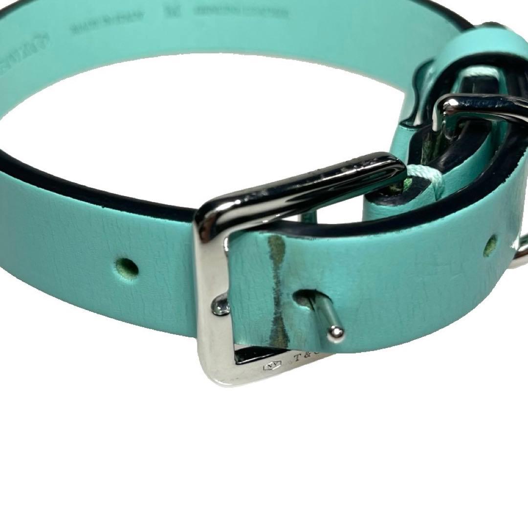 美品 Tiffany&Co. ティファニー 首輪 カラー 犬　M a731