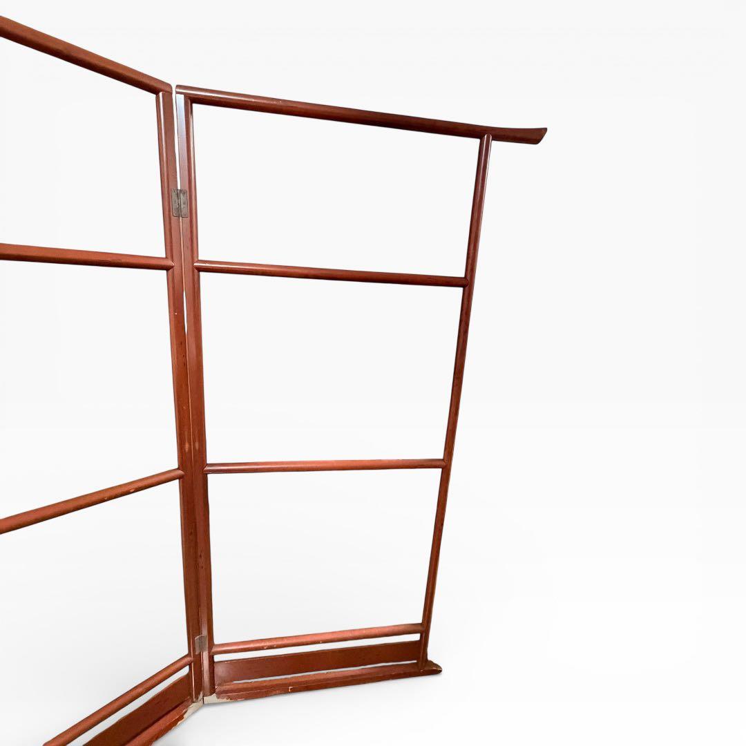 衣桁 着物掛け 衣紋掛け 折り畳み インテリア 昭和レトロ　アンティーク 木製