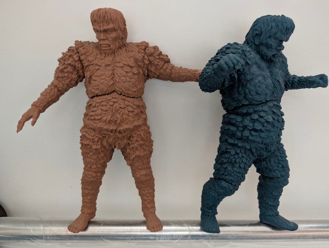 ビリケン商会 サンダ対ガイラ 仮組み