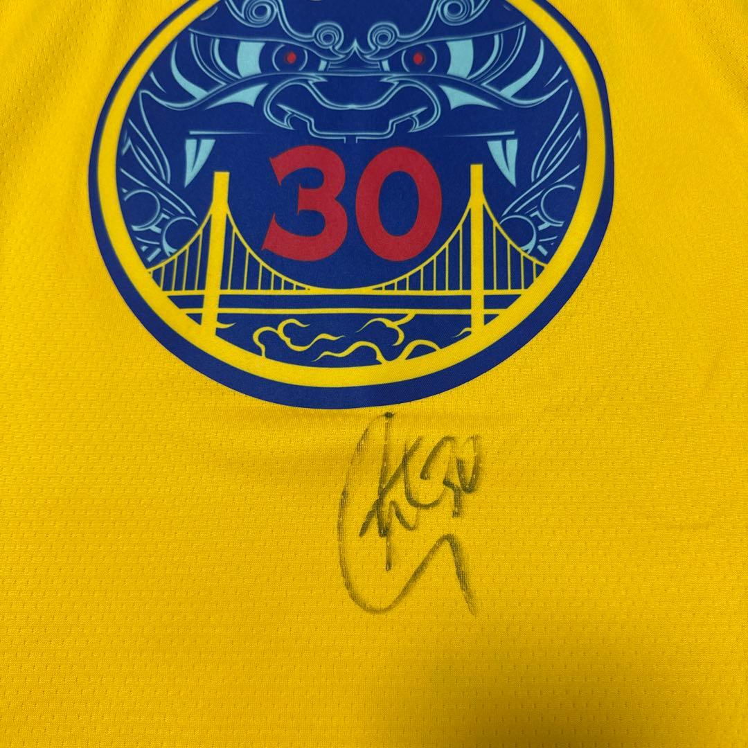 nba サイン入りユニフォーム カリー　プール