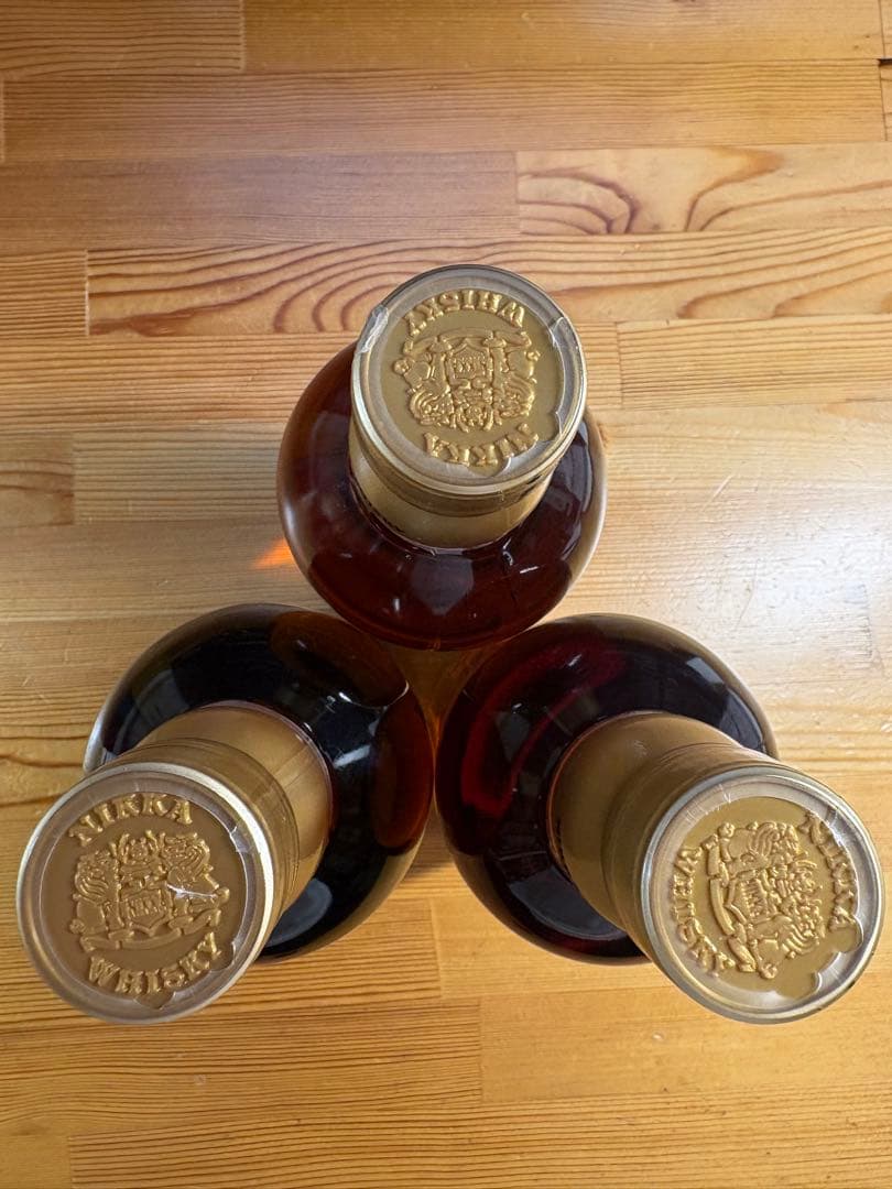 余市蒸留所限定　シングルモルトウイスキー3本セット