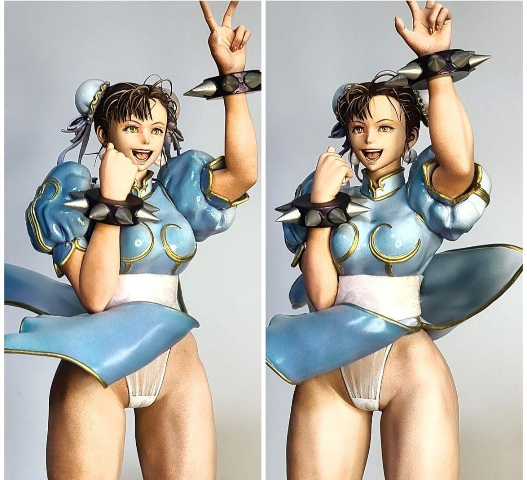 二次元 リペイント 春麗 チュンリー 顔の描き直し 頭髪追加 一番くじ A賞