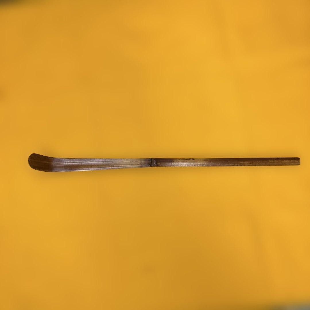 茶杓　『誠中斎作』『表千家　堀内宗完』『銘　竜田川』　共箱　茶道具　148