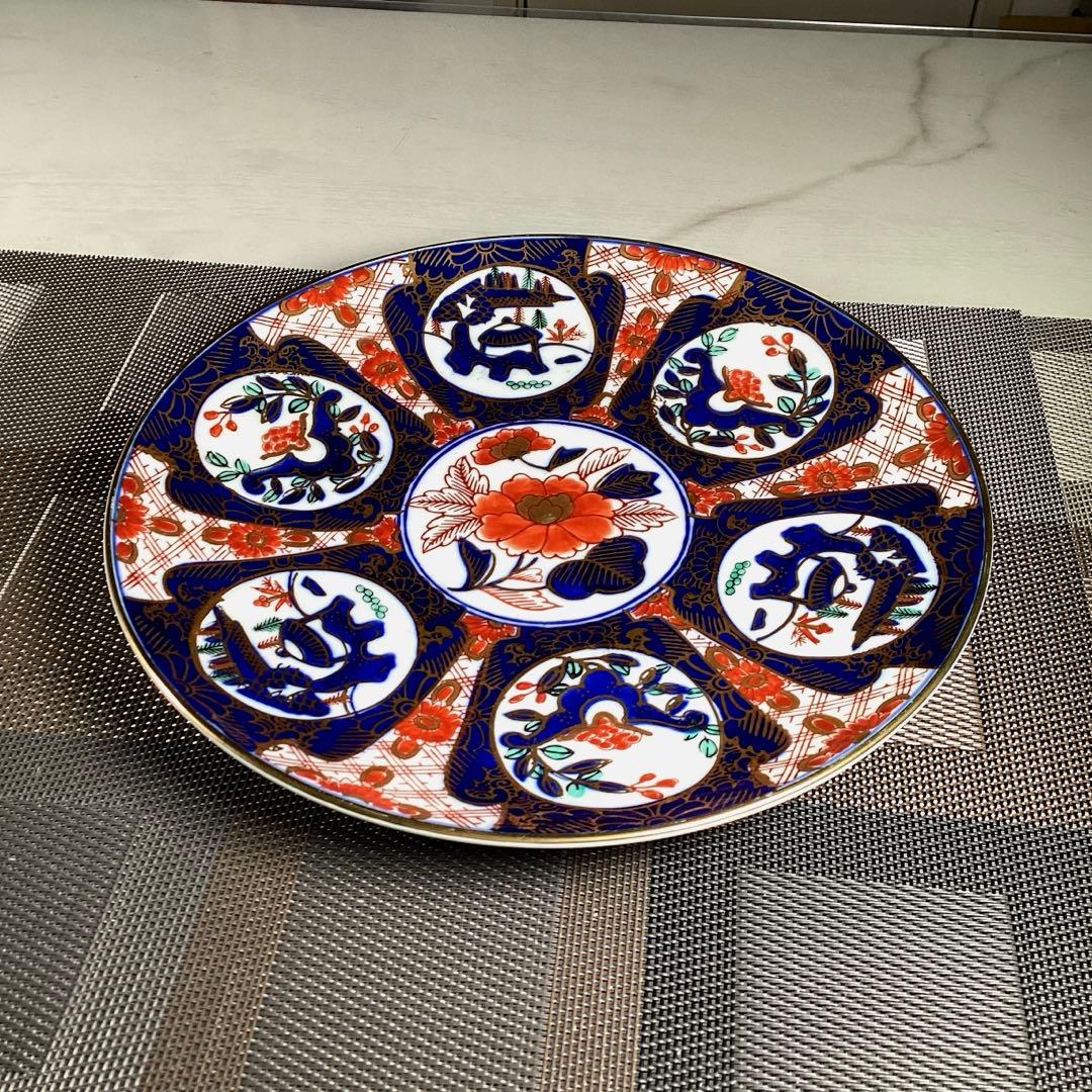 『行事うー特価』　GOLD IMARI (有田焼　弥左衛門) 大皿　1枚