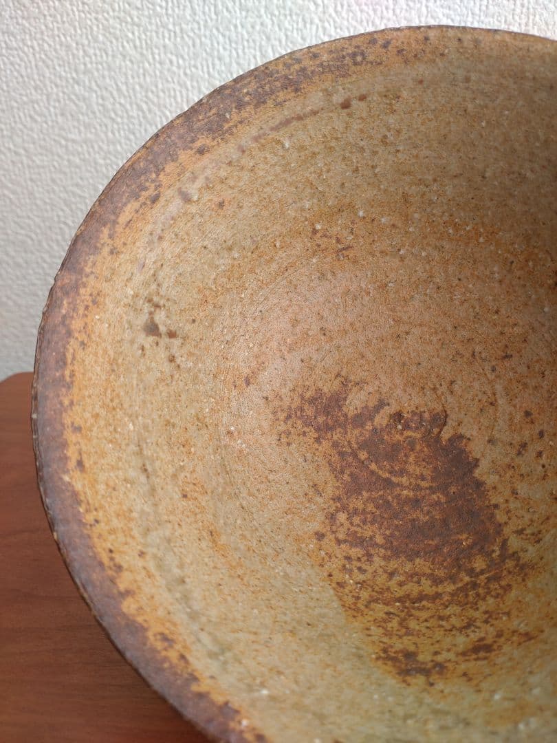 矢野直人　伊羅保茶碗「銘：山風」　唐津　殿山窯　桃山陶