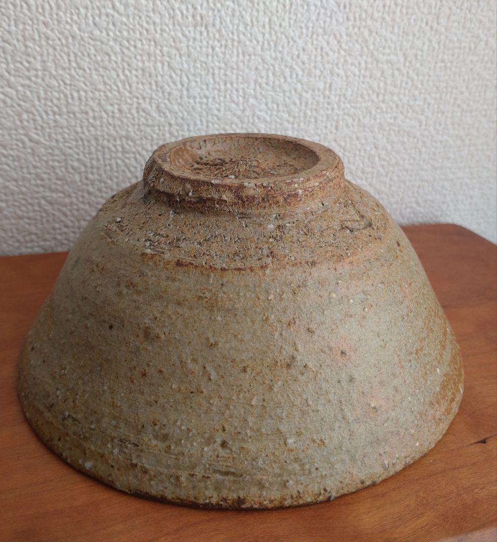 矢野直人　伊羅保茶碗「銘：山風」　唐津　殿山窯　桃山陶