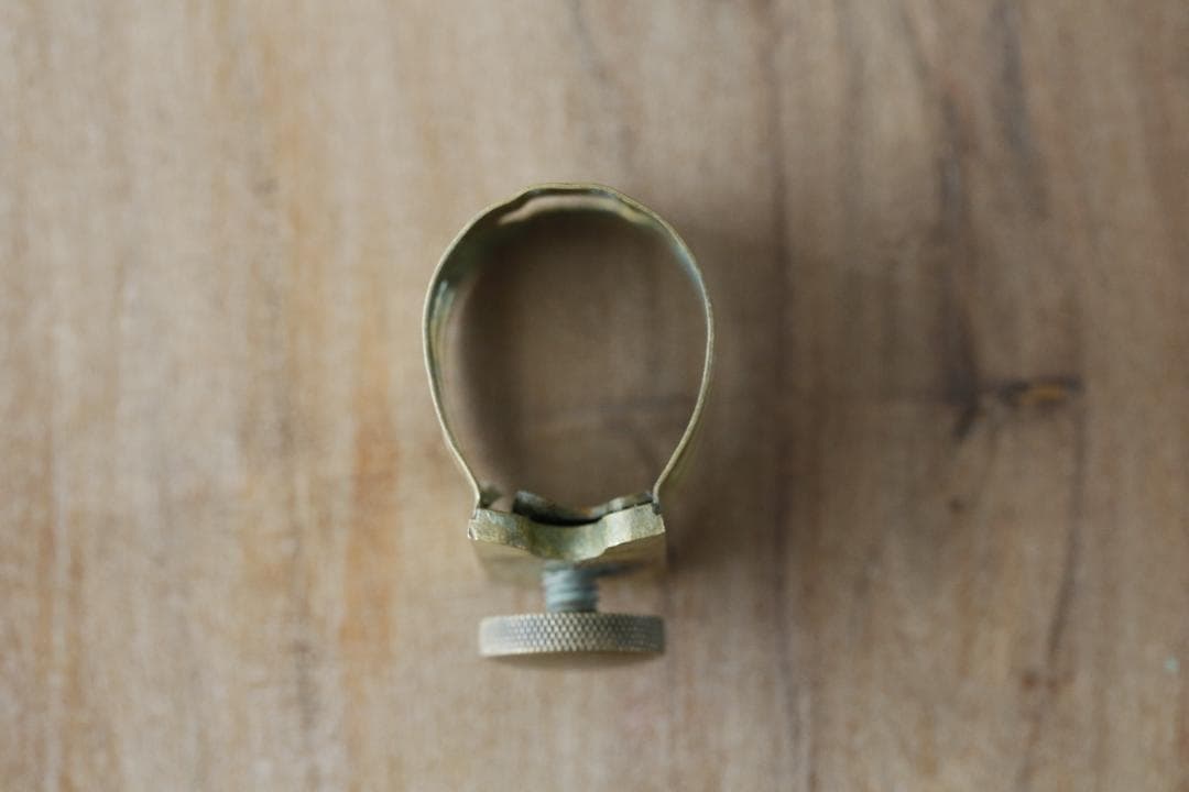 【ビンテージ良品】オットーリンク バリトンサックス用 メタル リガチャー