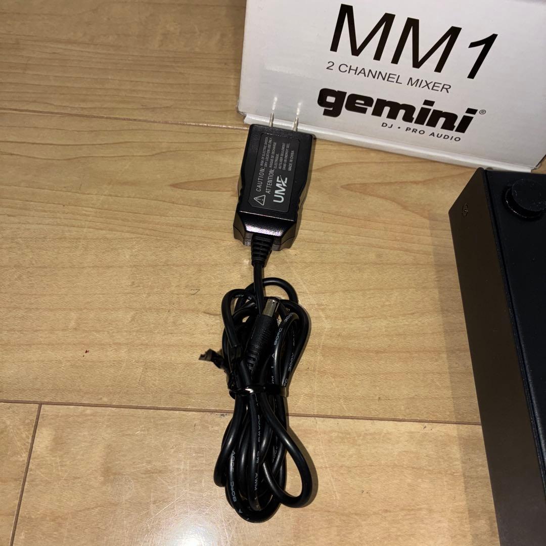 【美品】GEMINI DJ ミキサー ポータブル 2ch MM1