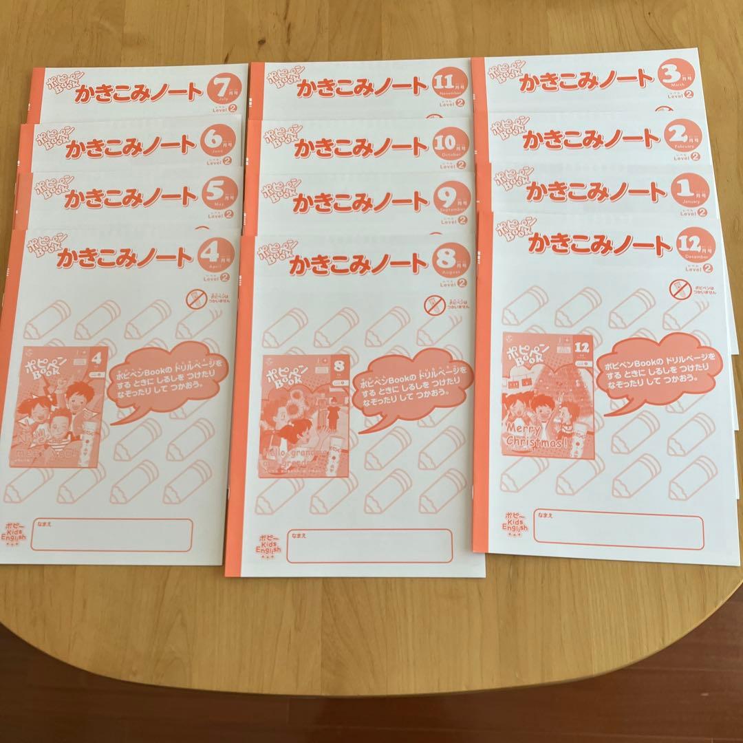 ポピーキッズイングリッシュ レベル1〜3 全セット