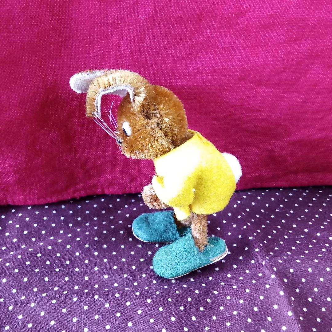 うさぎドイツシュコー☆テディベアschucoラビットミニチュアビンテージひよこ