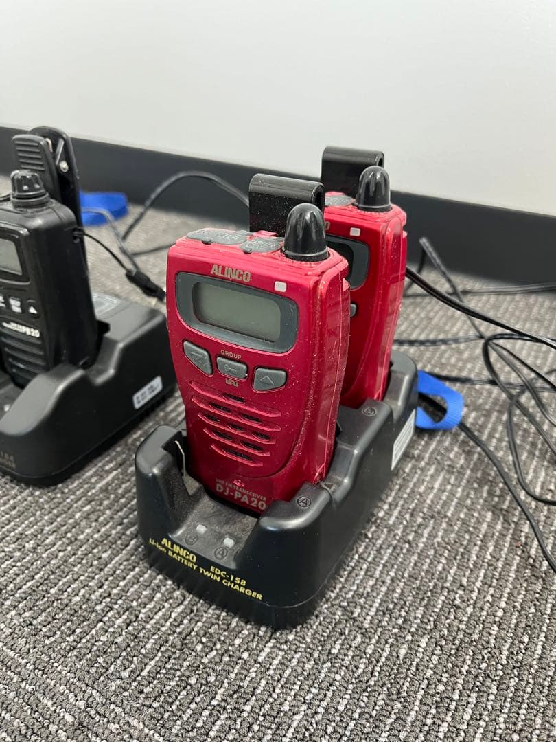 ALINCO トランシーバーセット& ALINCO ヘルメット用ヘッドセット