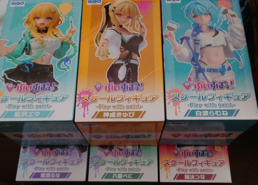 ぶいすぽっ スケールフィギュア るな エマ べに きゅぴ つな らむね 6種類