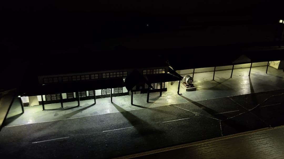 Nゲージ旧室蘭駅風ジオラマ