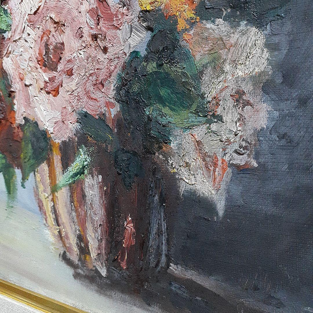 油絵　ばら　林　武