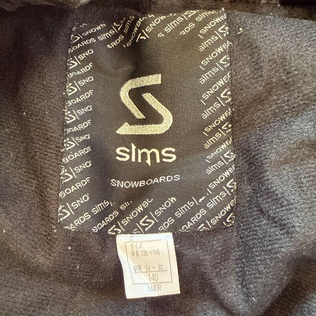 BURTON（トップス）⭐︎SIMS（ボトムス）スノーボードウェア130〜140㎝