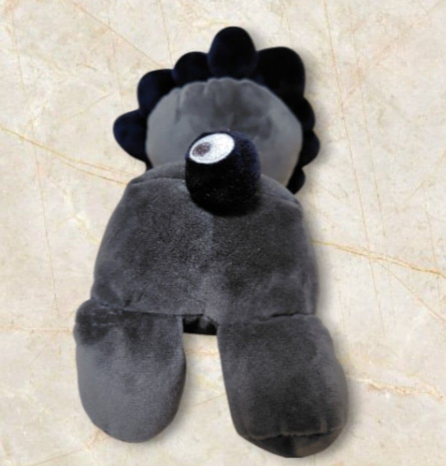 ミャクミャク 這い型　ぬいぐるみ　黒 M　黒ミャクミャク　黒ミャク　万博