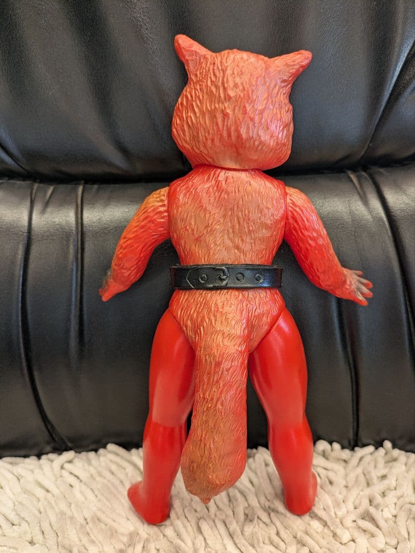 ソフビ　当時物　仮面ライダー　ムササビドール　旧バンダイ　昭和　フィギュア