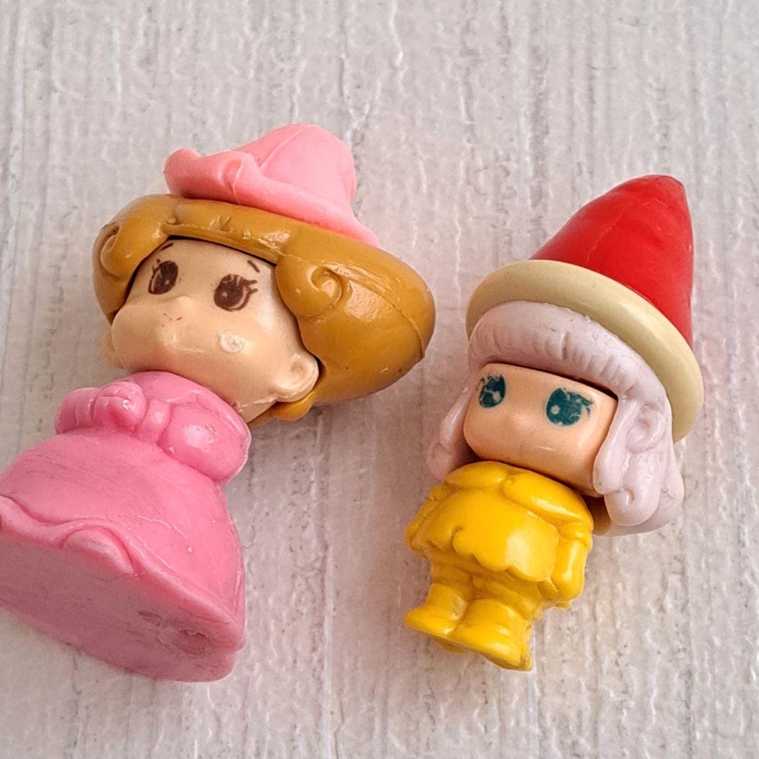 フィギュア【とんがり帽子のメモル☆2体セット☆1980年代】希少 レア
