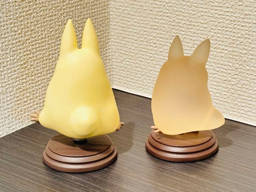 となりのトトロてのひら小トトロびっくり•とうめい2体セット専用箱あり