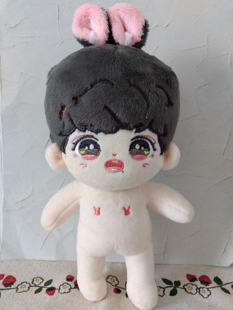 王一博＆肖戦　豹耳　うさ耳　ぬいぐるみ ペア　20cm　陳情令bjyx