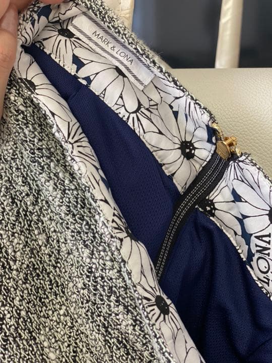 マークアンドロナツイードミニスカート