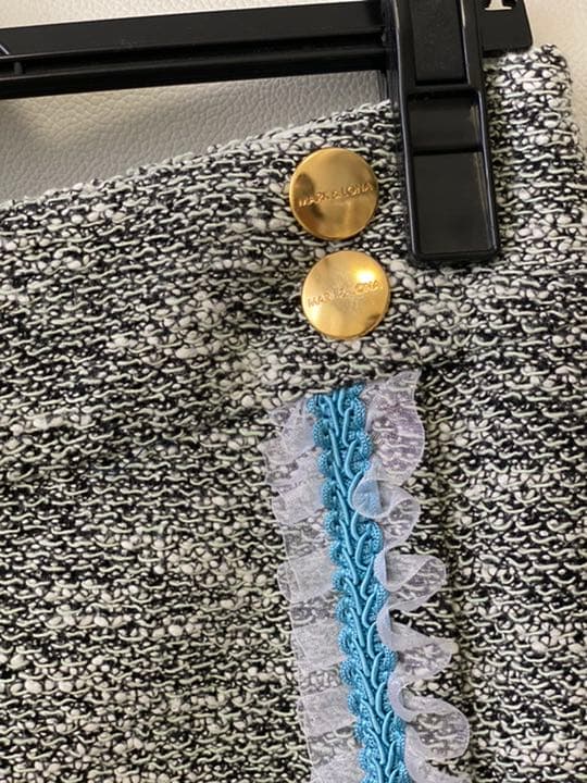 マークアンドロナツイードミニスカート