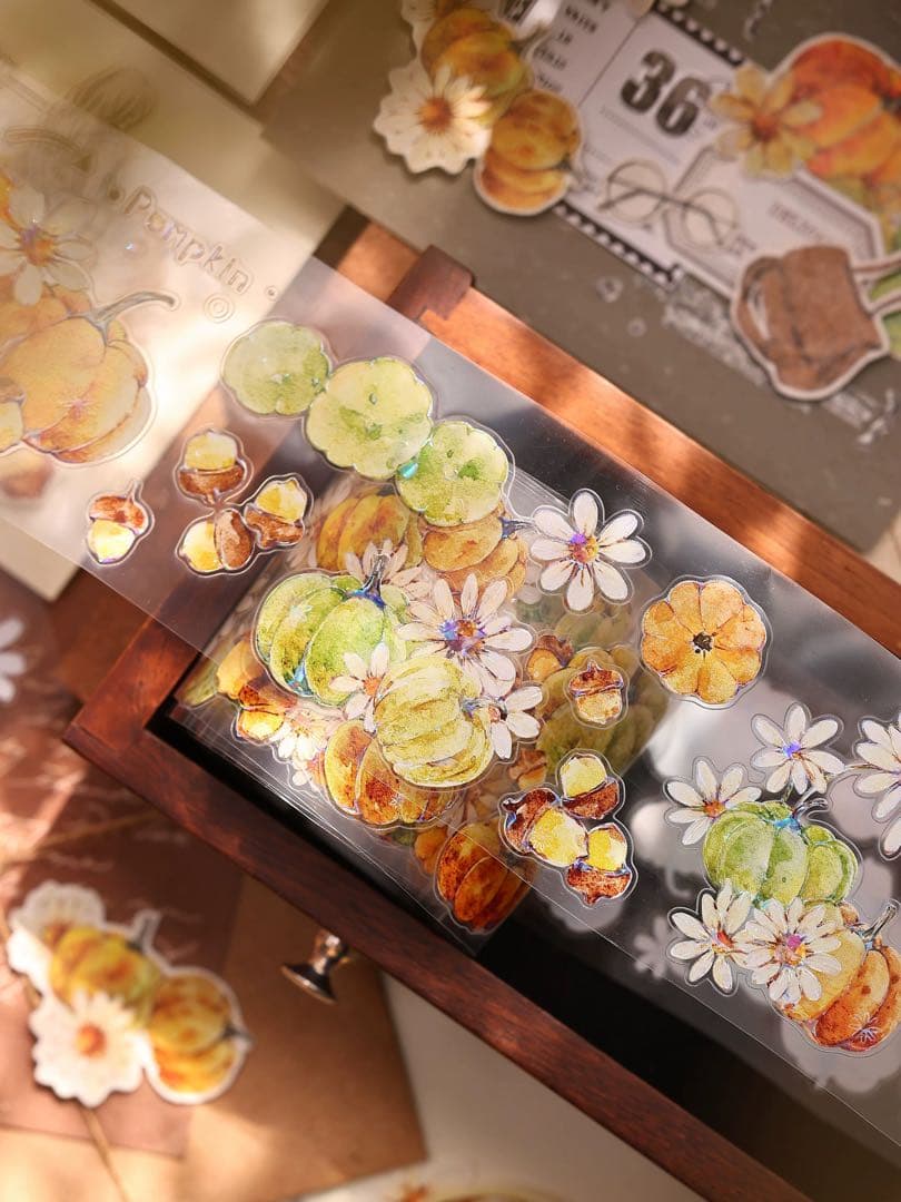 ⭐️SALE⭐️小白家文創《南瓜派》海外マスキングテープ マステ 【2747】