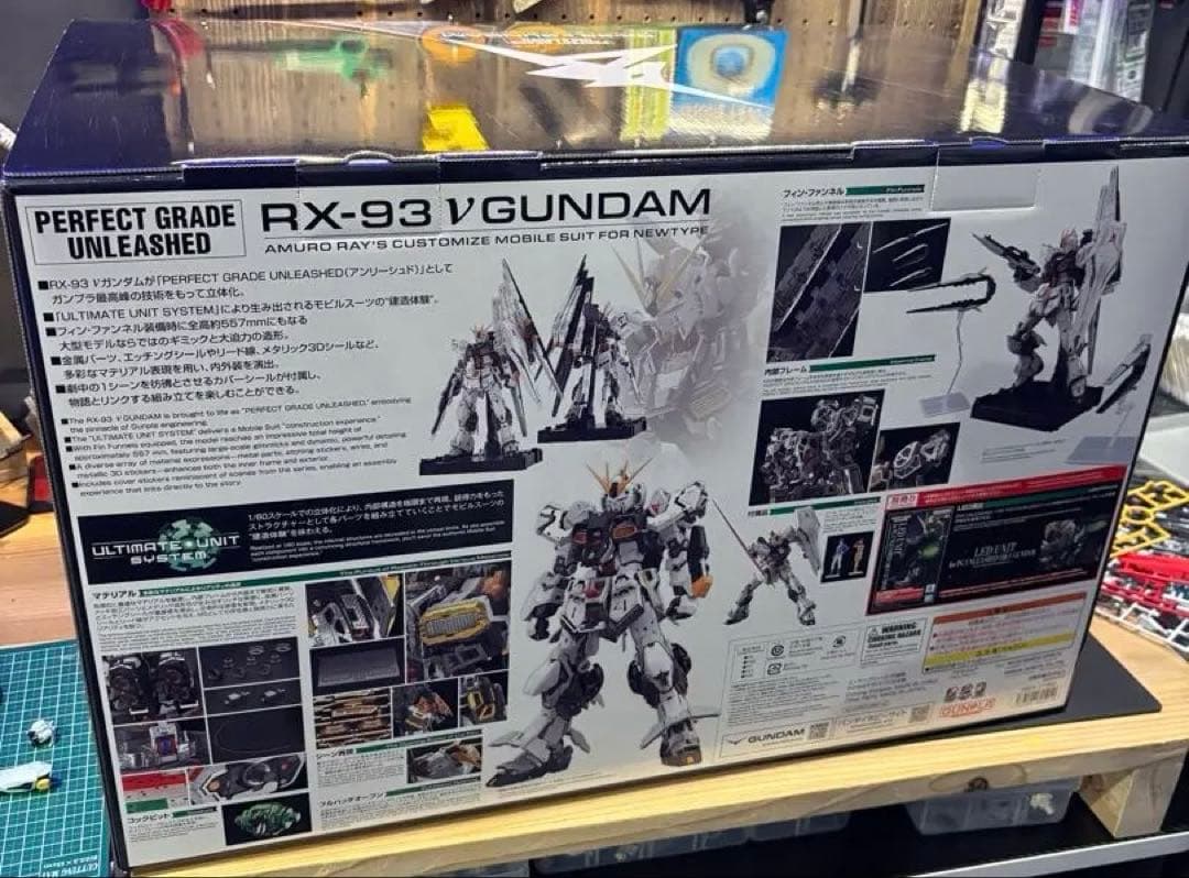 PG UNLEASHED 1/60 νガンダム+LEDユニット