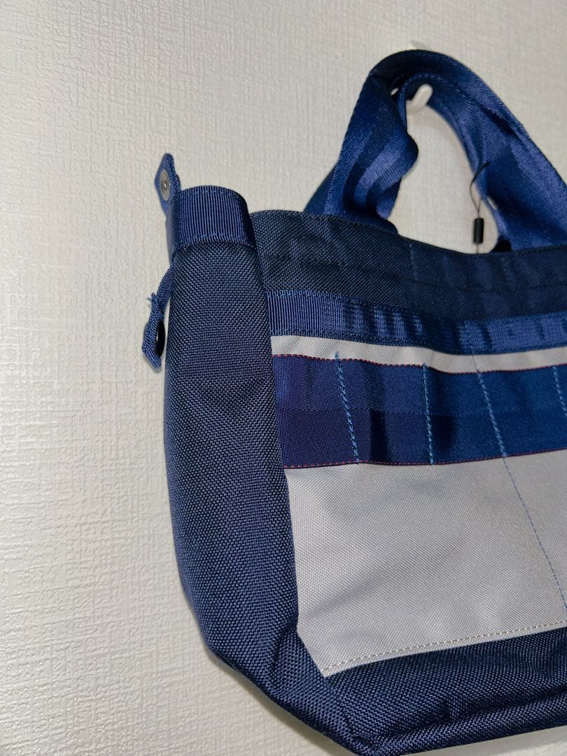 BRIEFING カードバック　 ネイビー/グレー