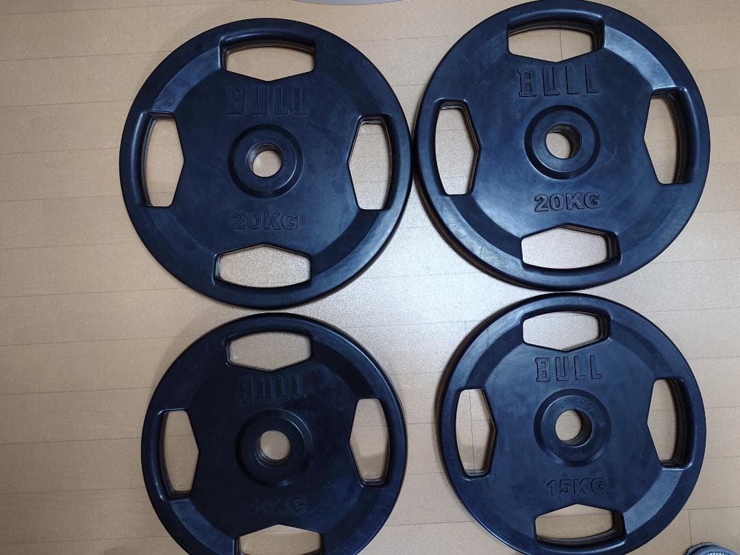 ② BULL ラバープレート　グリップホールディングタイプ フリーウエイト