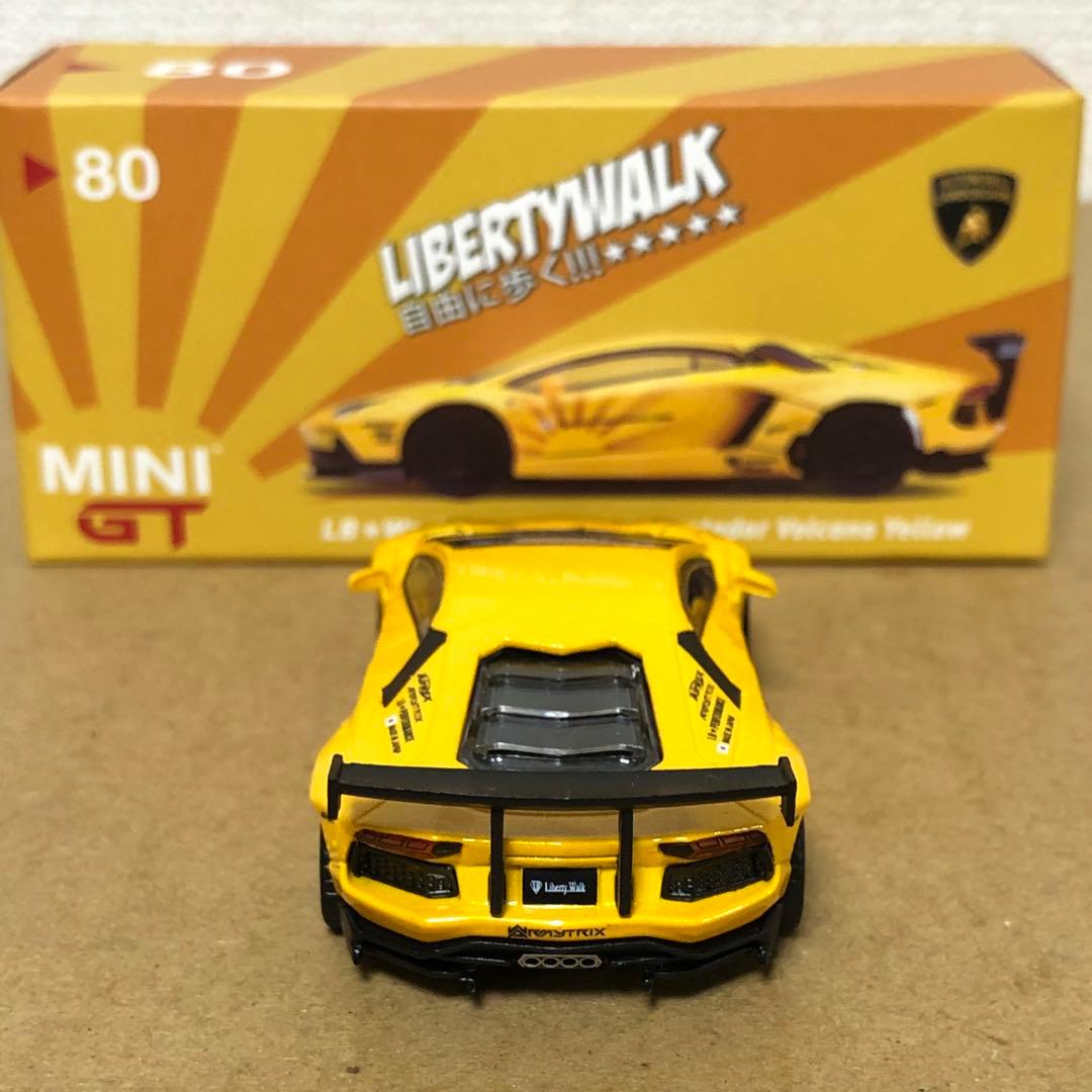 MINI GT　ランボルギーニ アヴェンタドール　VOLCANO YELLOW