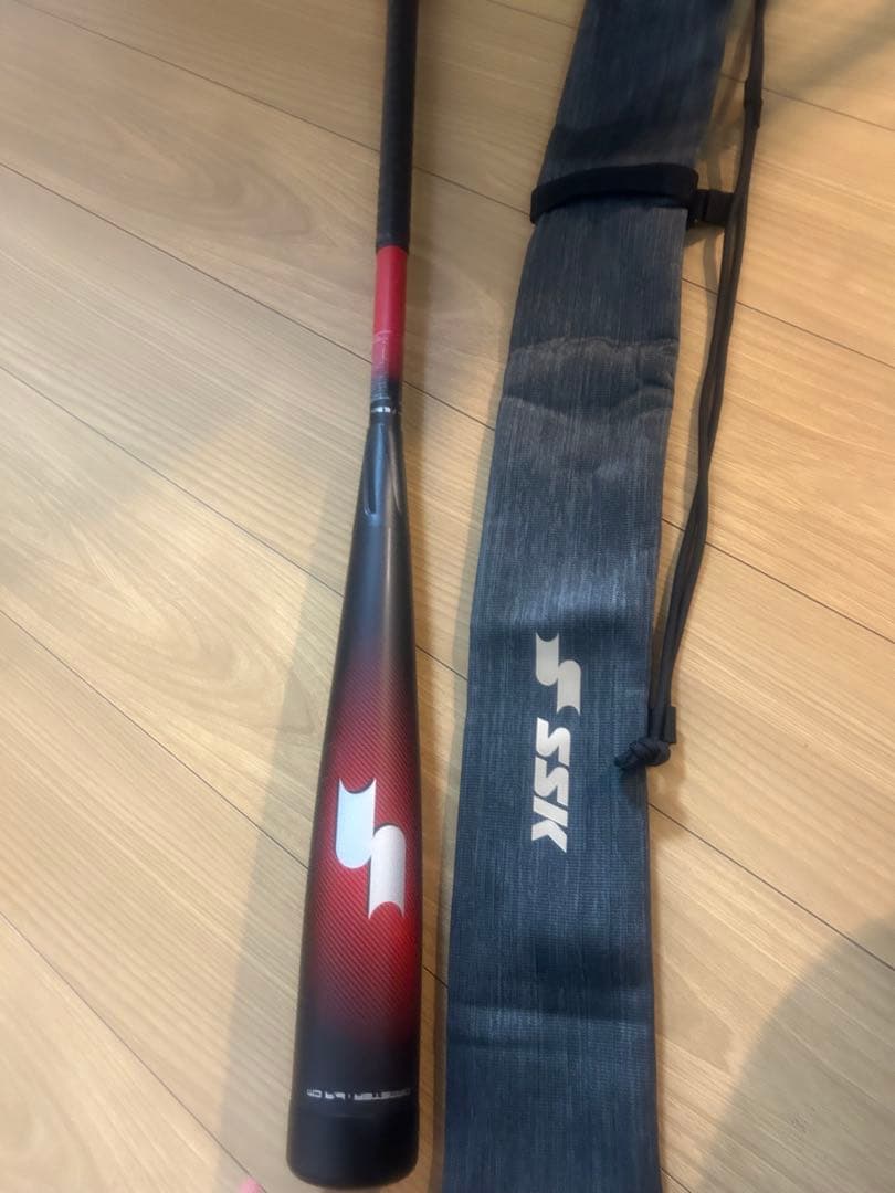 SSK 軟式バット MM23 レッド/ブラック