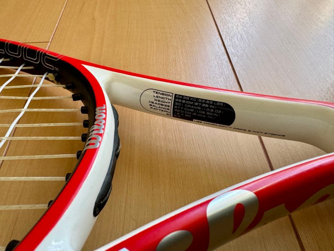 極めて美品Wilson ncode n6.1 105 グリップ3