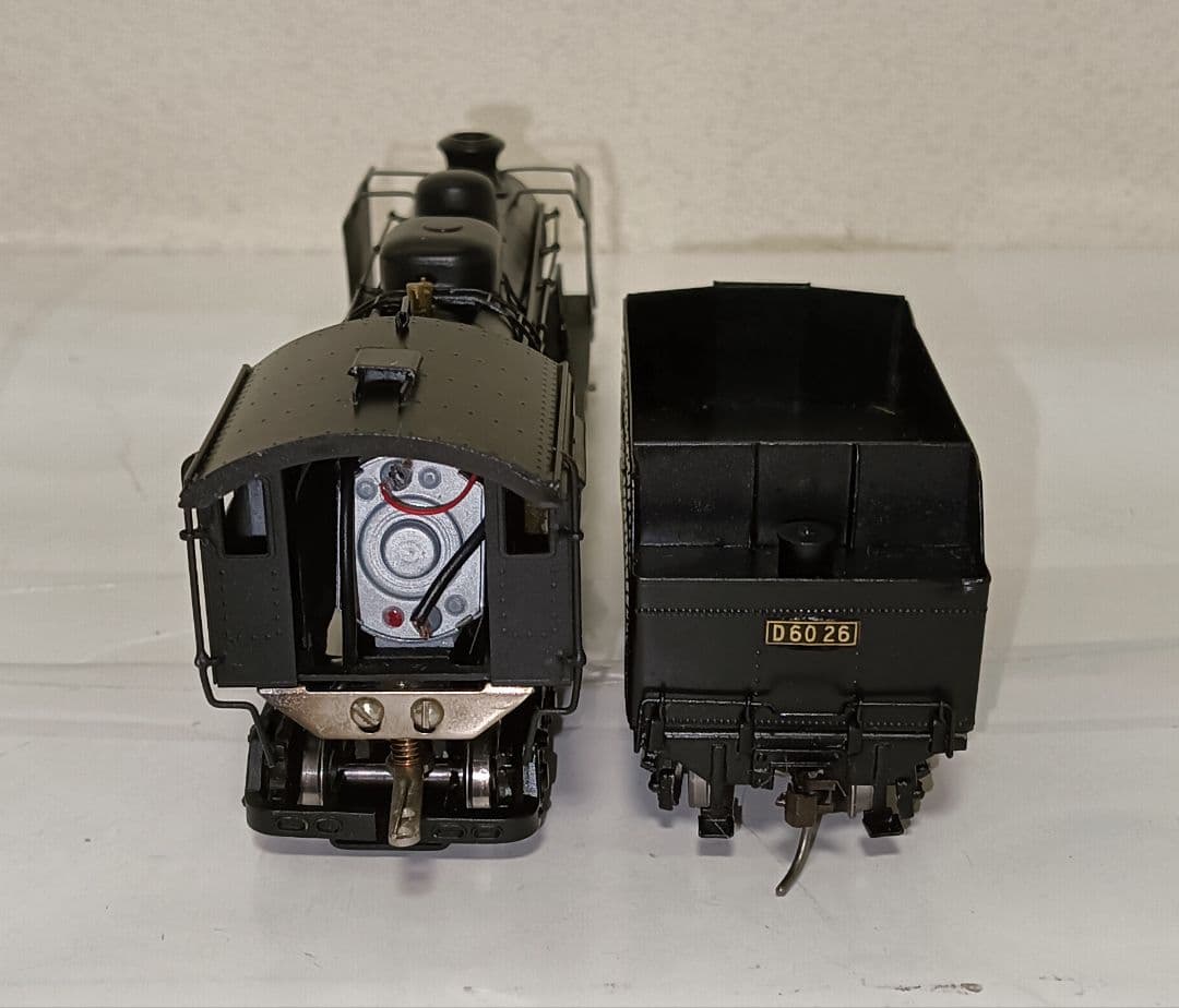 HOゲージ 宮沢模型 Ｄ60 蒸気機関車.カンモーター、メンテナンス済