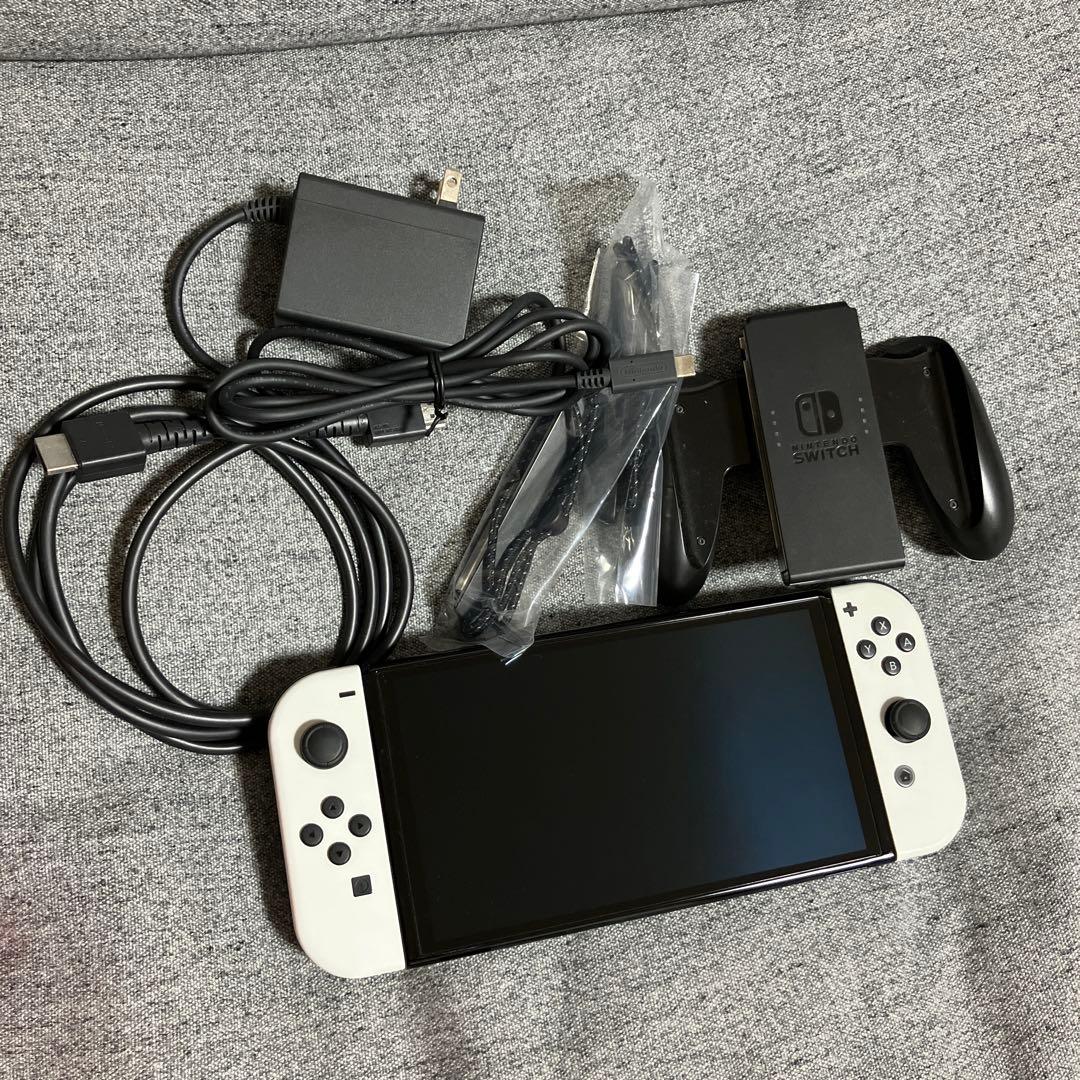 【美中古】 Nintendo Switch 任天堂 スイッチ 有機ELモデル 白