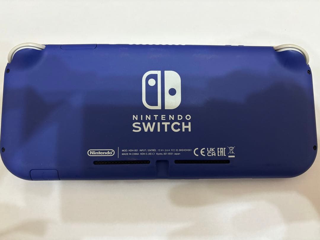 Nintendo Switch Light ジャンク品 充電器 箱付き ブルー