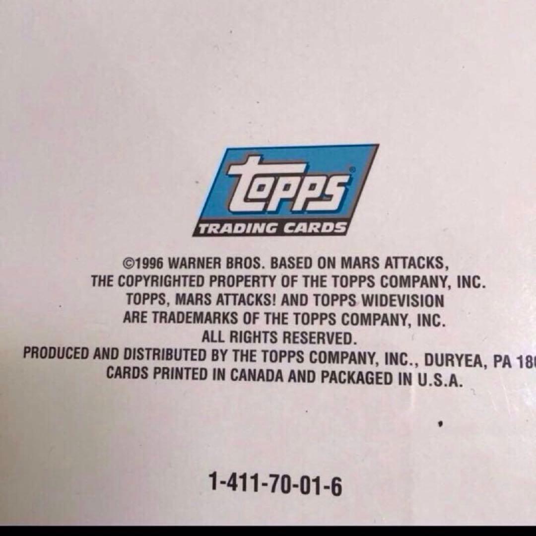 マーズアタック トレーディングカード 【新品】 1996年 超レア