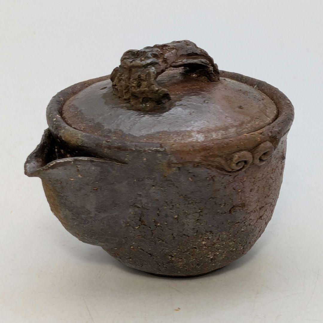 森風来 備前焼 手造り宝瓶 用心箱合布 霊芝摘み 煎茶道具 煎茶器 食器 在銘