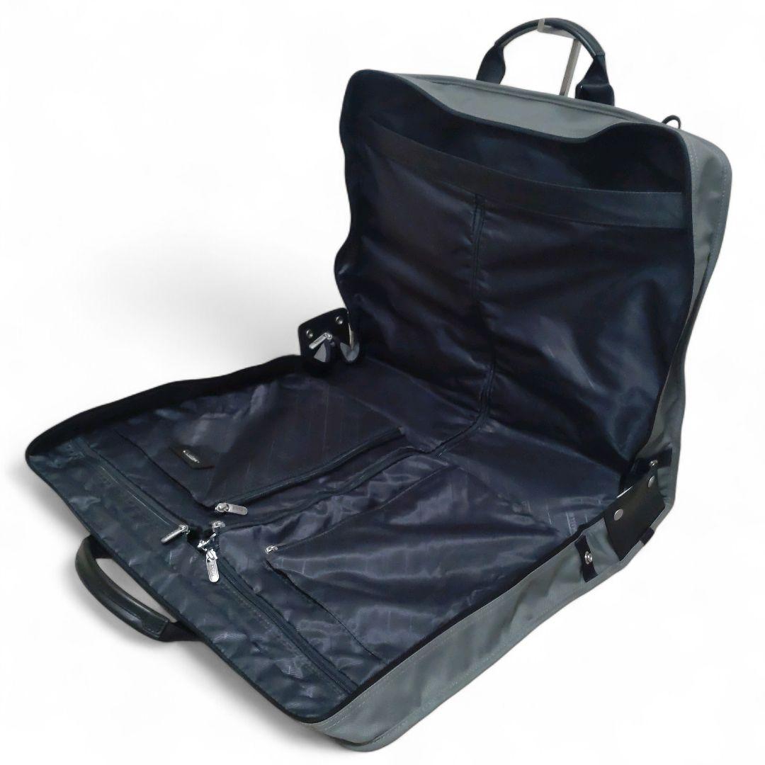 美品　ゼロハリバートン　ガーメントバッグ　フルセット　スーツケース　グレー