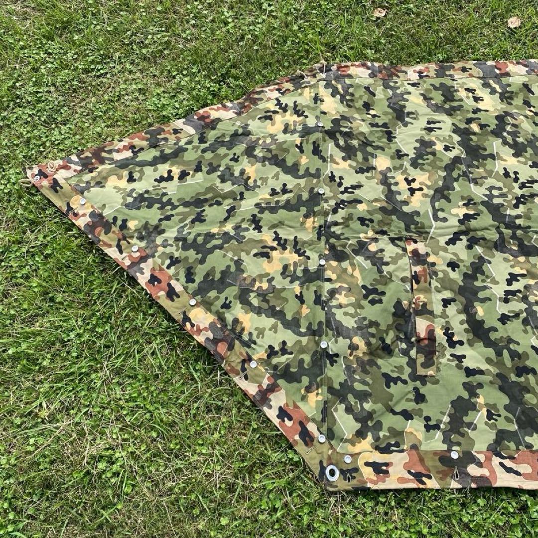 【超レア・美品】入手困難　ドイツ　軍幕　アメーバカモ　パップテント　ハーフ　１枚