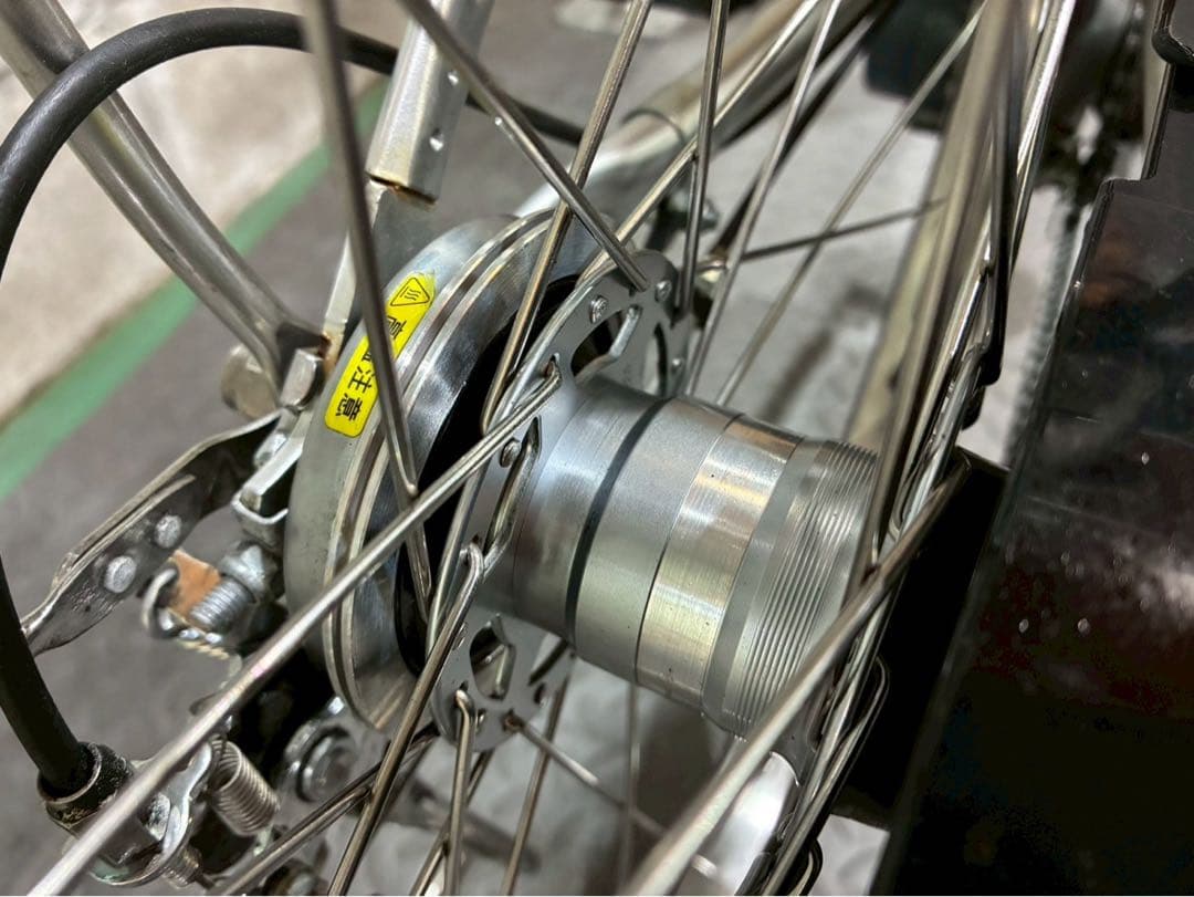 №8476 電動自転車　パナソニック　ビビDX 26インチ シルバー