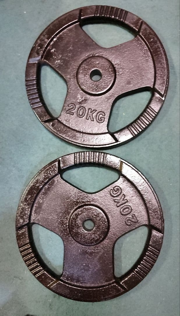 20kgプレート2枚 28mm 用