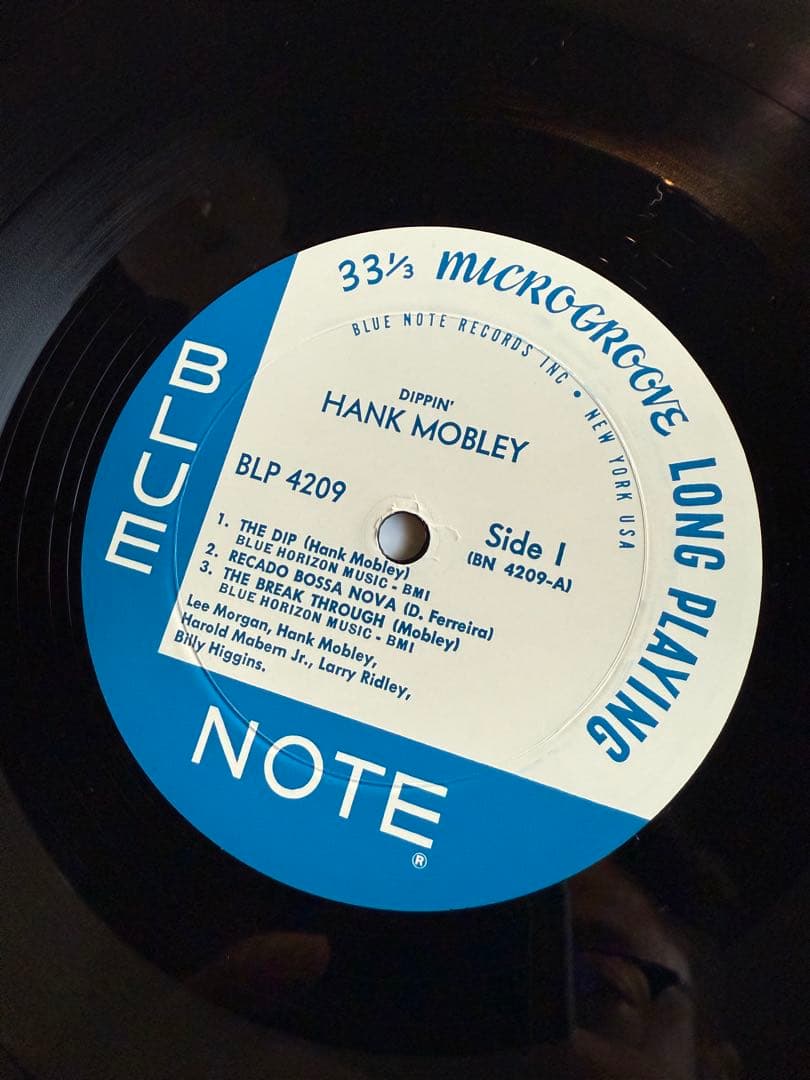 Hank Mobley / Dippin' ブルーノートプレミアム復刻（美品）