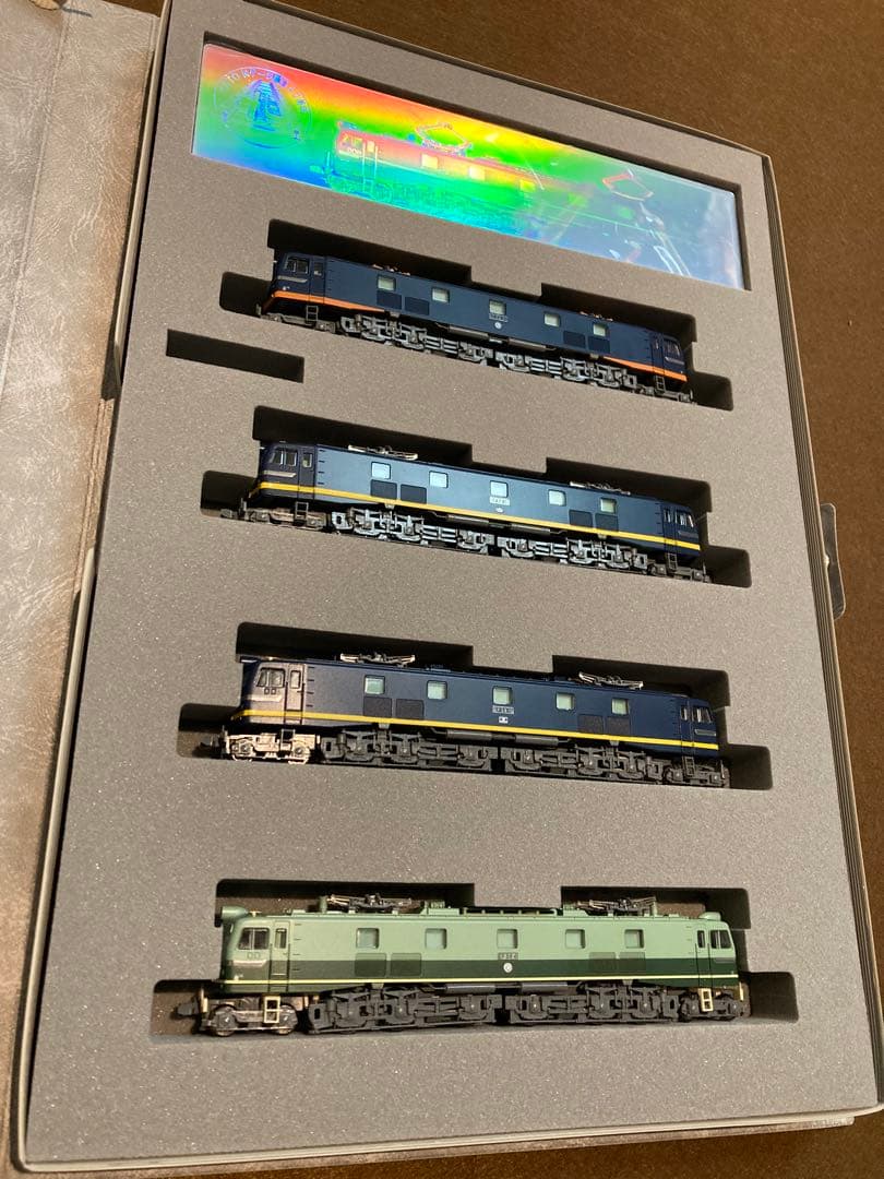 ☆希少美品　Nゲージ鉄道模型誕生　40周年記念　EF58 試験塗装機　4両セット