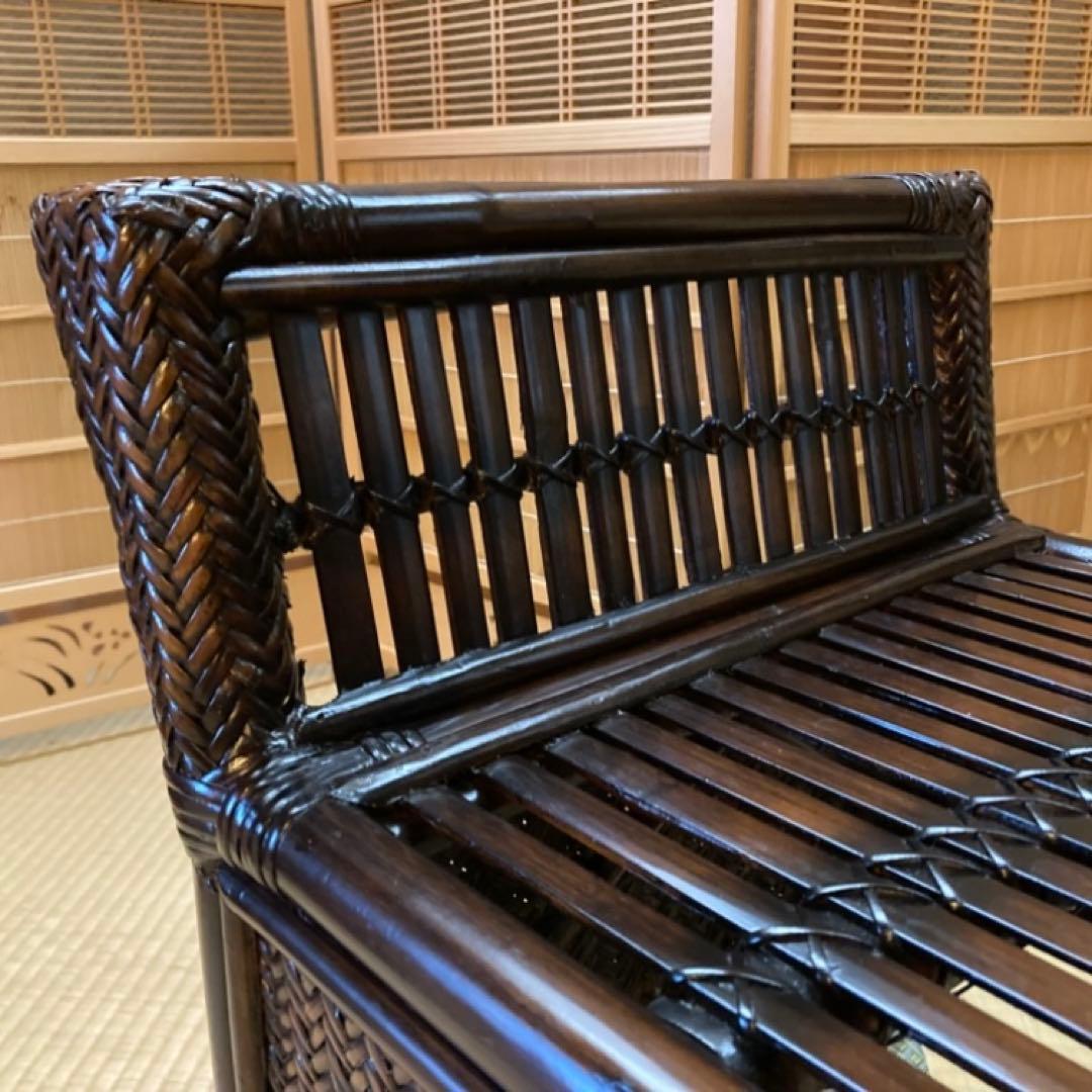 竹製 スツール チェア 椅子 ベンチ 置物台 飾り棚 和風 家具 モダン レトロ