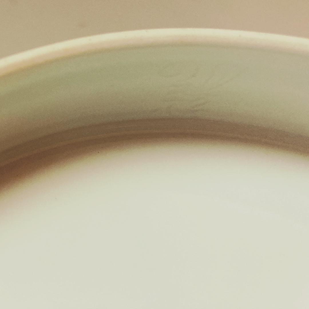 【真作保証】 市川龍仙 色鍋島 色絵桜波頭文 七寸皿