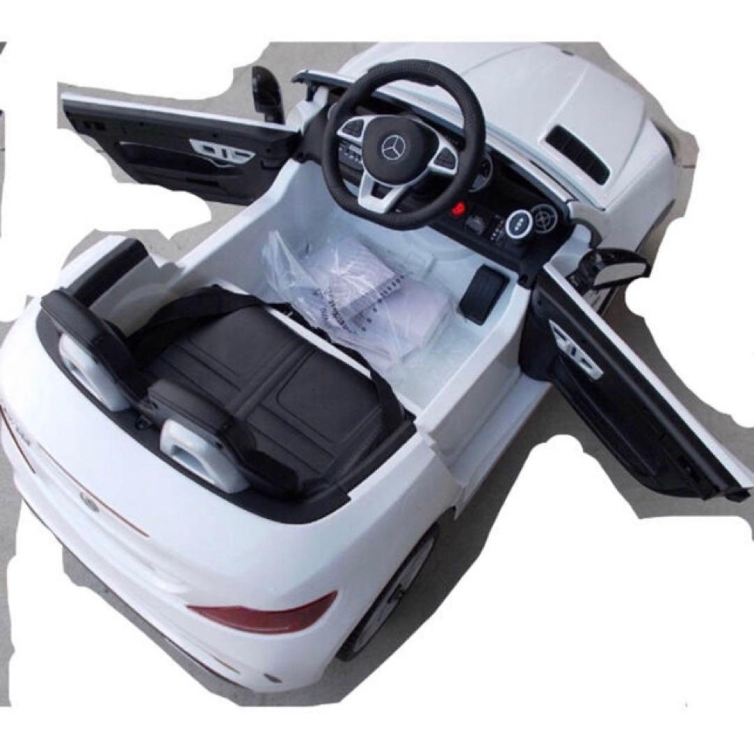 乗用ラジコン　ベンツ　SLC　白　完成車で発送　乗用玩具　おもちゃ