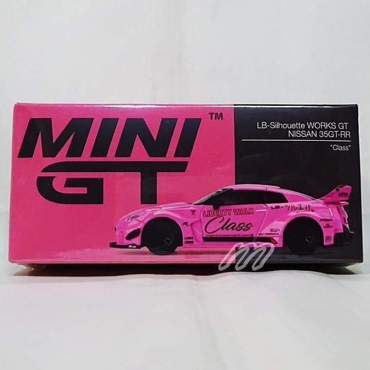 MINIGT LB-Silhouette WORKS GT 35GT-RRピンク